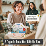 Load image into Gallery viewer, Numi Organic Tea By Mood Gift Set, 40 Tea Bag Assortment, Premium | Organic Black | Pu-erh | Green | Maté | Rooibos &amp; Herbal Teas