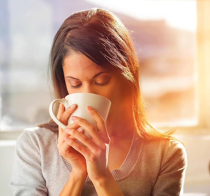 Simply Charmed Pug Coffee Pour Over Single Cup Ceramic Brewer Coffee Maker with Melitta Filters