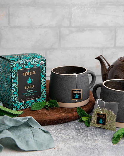 Mina Organic Moroccan Nana Mint Herbal Tea, 15 Ct