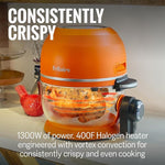 Load image into Gallery viewer, Non Toxic Air Fryer™ - Glass AirFryer 5 Quart w/ 360 Visibility, Self-Cleaning, 400F Vortex Air Fryer for Even Cooking, BPA-Free Teflon Free, 6-in-1 Functions, Rotisserie, Roast, Bake, Sage