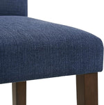 Load image into Gallery viewer, CHITA Counter Height Bar Stools Set of 3, 27" H Seat Height Upholstered Barstools, Fabric in Midnight Blue