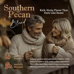Load image into Gallery viewer, Southern Pecan Flavored Whole Bean Coffee – Organic, Medium Roast, 100% Arabica, Single Origin – Naturally Flavored – by Coffea Flavor