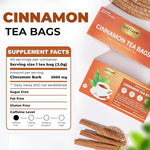 Load image into Gallery viewer, LeafLea Cinnamon Tea Bags, 80 Count (2-Pack), 100% Natural Ground Cinnamon Stick Herbal Tea, Spiced and Warming Flavor for Relaxation, Caffeine-Free, Sugar-Free, Vegan
