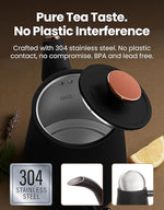 Load image into Gallery viewer, Vianté Electric Gooseneck Kettle with Precise Temperature Control. Pour Over Coffee &amp; Tea Kettle. Boil-Dry Protection &amp; Keep Warm Function. Stainless Steel, BPA-Free. Includes V60#2 Filters. 0.8L