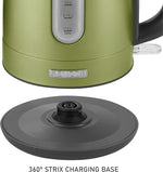 Load image into Gallery viewer, Sencor SWK1770GG 1.7L Stainless Steel Electric Kettle with Lid Safety Lock, Light Green