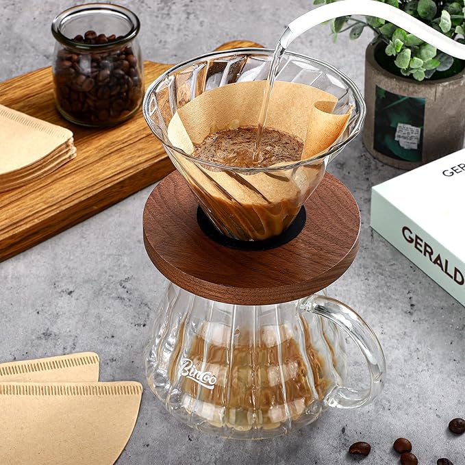 Teling 1200 Count Coffee Filter #2,cone Filters Bulk Disposable Natural Paper 2-4 Cup,natural Paper Unbleached Coffee Accessories for Pour over and Drip Maker