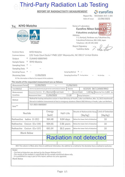 Kiyo Matcha Premium Grade Toyokage Ceremonial Uji Matcha - Pure Japanese First Harvest Ceremonial Grade Matcha Green Tea Powder from Uji, Japan (40g/1.4oz)