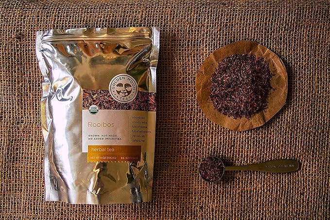 Rooibos Tea -Caffeine Free - Organic - Loose Leaf - Bulk - Non GMO - 96 Servings