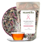 Load image into Gallery viewer, Nelson's Tea Raspberry &amp; Cream - Cut &amp; Sifted Loose Leaf Tea with Rooibos Green Tea, Dried Red Raspberry Leaf, Marigold, Hibiscus, Rose Petals, and Safflower (3.2 oz)