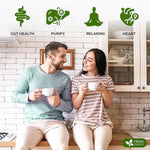 Load image into Gallery viewer, FreshDrinkUS, Premium 75 Tea Bags Men Super Detox Tea – Herbal Blend with Senna, Dandelion Root, Ginger, Peppermint &amp; More – 100% Natural, Sugar-Free. Caffeine-Free. Gluten-Free. Vegan