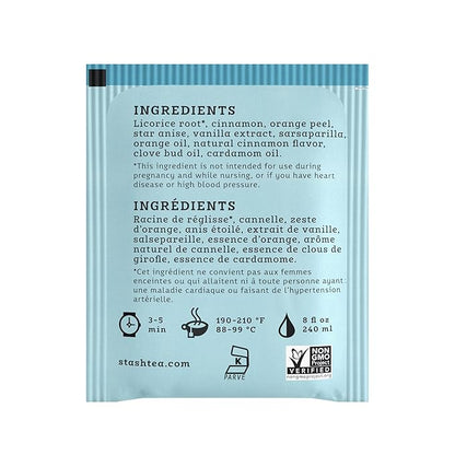 Stash Tea Licorice Spice Herbal Tea, Box of 100 Tea Bags