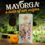 Load image into Gallery viewer, Mayorga Organic Coffee 5lb Buenos Dias - Light Roast Whole Bean Coffee Specialty Grade, 100% Arabica, Slow Roasted, Citrusy and Sweet Flavor with Low Acidity - USDA Organic, Non-GMO, Kosher