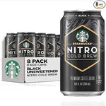 Load image into Gallery viewer, Starbucks - RTD Coffee Nitro Cold Brew, Black Unsweetened, 9.6 fl oz Cans (8 Pack), Iced Coffee, Cold Brew Coffee, Coffee Drink