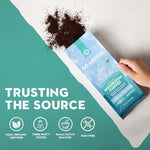 Load image into Gallery viewer, Organic Turkey Tail &amp; Cordyceps Mushroom Coffee Dark Roast, Full Fruiting Body, Antioxidants, Immune System support, overall wellness | Grade 1 Single Origin Peruvian | 12oz - Ground