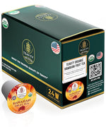 Load image into Gallery viewer, Organic Hibiscus Sabdariffa Tea Pods with Peach, Mango, &amp; Passionfruit - Naturally Decaf Tea - Hawaiian Fruit Tea by Teavity (24 Tea Pods)