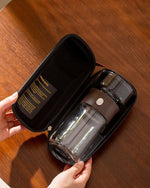 Load image into Gallery viewer, ZENS Modern Glass Infuser Teapot, One Touch Tea Maker for Loose Leaf Tea with Insulated Mug and Portable Case. Enchanted Pot Alternatives for Tea Lover Gifts