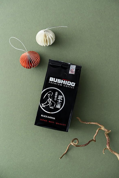 BUSHIDO Black Katana premium arabica whole coffee beans, 2.2 pound (1000g), medium roast