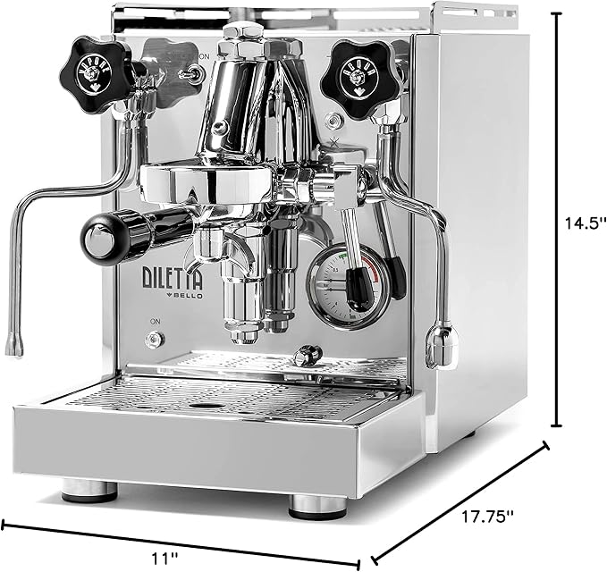 Diletta Bello Espresso Machine (Stainless Steel)