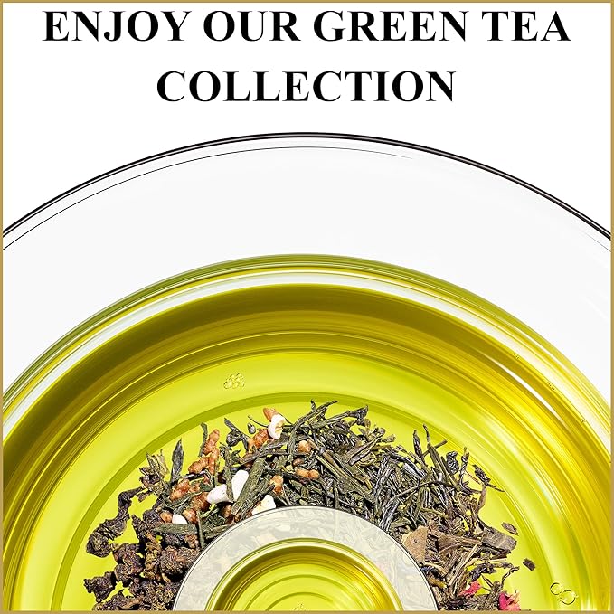 Ronnefeldt 100% Green Dream – Japanese Sencha Asamushi Green Tea – Loose Leaf in 15 Individually Wrapped Bags – Smooth & Refreshing – Caffeine Boost – German Tea Brand