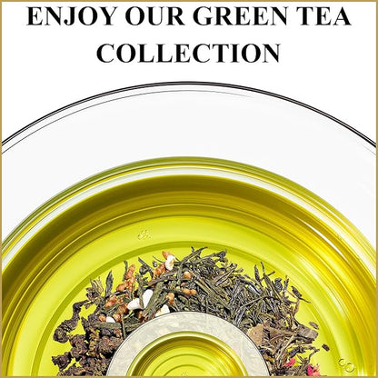 Ronnefeldt 100% Green Dream – Japanese Sencha Asamushi Green Tea – Loose Leaf in 15 Individually Wrapped Bags – Smooth & Refreshing – Caffeine Boost – German Tea Brand