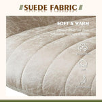 Load image into Gallery viewer, High Back Office Chair,Modern Swivel Office Chair,Brown Suede Fabric Gaming Chair,Height Adjustable Home Office Desk Chair with Lumbar Support