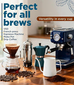 Load image into Gallery viewer, Colombian Ground Coffee Medium Dark Roast Low Acid Smooth Bold Rich Taste With Chocolate Sweet Notes Arabica Single Origin High Altitude Fresh Roasted Premium Espresso Gift Artisan Gourmet Flavor 12oz