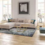 Load image into Gallery viewer, Henn&amp;Hart 43" Wide Square Coffee Table in Brass, Modern coffee tables for living room, studio apartment essentials