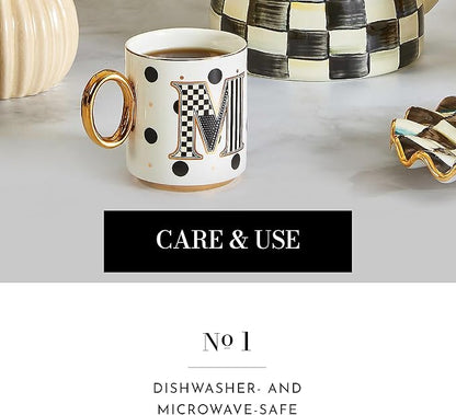 MACKENZIE-CHILDS My Mug, Decorative Ceramic Coffee Mug with Handle, X