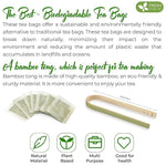 Load image into Gallery viewer, FreshDrinkUS, Premium 10 Soursop Graviola Leaf Tea Bags, 100% Natural &amp; Pure from Soursop Leaves, Hoja Guanabana Herbal Tea. Made with Natural Material Tea Bags. No Sugar, No Caffeine, Vegan.