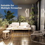 Load image into Gallery viewer, Glass Coffee Table for Living Room, Morden Center Table for Small Space,Simple Tea Cocktail Coffee Table with Clear Glass Top &amp; Metal Frame, Easy Assembly,Gold