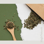 Load image into Gallery viewer, MagJo Naturals Lemon Balm Tea, Bulk Herbal Tea, Loose Leaf Melissa Officinalis, Caffeine Free, Cut and Sifted, 1 pound (16 ounces) (1 pack)