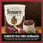 Load image into Gallery viewer, Stewarts Private Blend Medium Roast Ground Coffee - Classic Rich, Smooth &amp; Full-Bodied Flavor Gourmet Coffee Grounds - Great for Hot, Cold Brew, Morning Breakfast, Cafe &amp; More (23oz, Pack of 6 Cans)