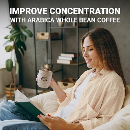 doanhdang - 17.6 Oz Premium Arabica Whole Bean Coffee, 100% Arabica Medium Roast, Rich Flavor for Espresso and Brew, Origin from Vietnam, Whole Med Roast Beans