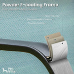 Load image into Gallery viewer, PHI VILLA 7 Piece Outdoor Bar Dining Set, High Top Patio Table and Chairs with 6 Swivel Teal Bar Stools &amp; 40" Rectangle Metal Bar Table for Garden, Yard and Deck