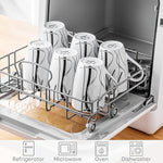 Load image into Gallery viewer, VEWEET Coffee Mugs Set of 6, 16 OZ Large Coffee Cups Set, White Mug Sets Ceramic Mugs Set with Big Handle, Microwave Dishwasher Safe, Series Fiona