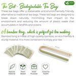 Load image into Gallery viewer, FreshDrinkUS, Premium 15 Pandan Leaf Tea Bags, 100% Natural &amp; Pure from Pandan Leaves. Loose Leaf Pandan Herbal Tea. Made with Natural Material Tea Bags. No Sugar, No Caffeine, No Gluten, Vegan. (15 Tea bags)