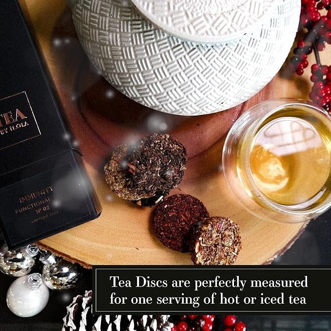 iLOLA The Beginning | Tea Disc Set | Oprah’s Favorite Things 2022 | Organic Loose Leaf Probiotic Tea | Stainless Steel Infuser | Gift Box Set (Gift Box Set 3)