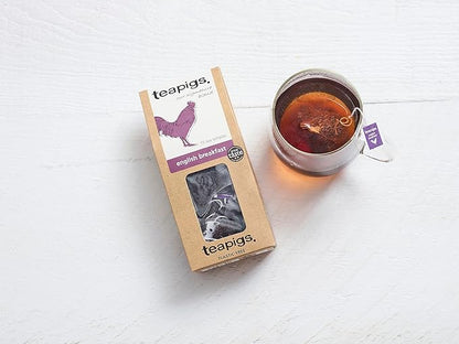 teapigs English Breakfast Tea, 15 Count (Pack of 6)