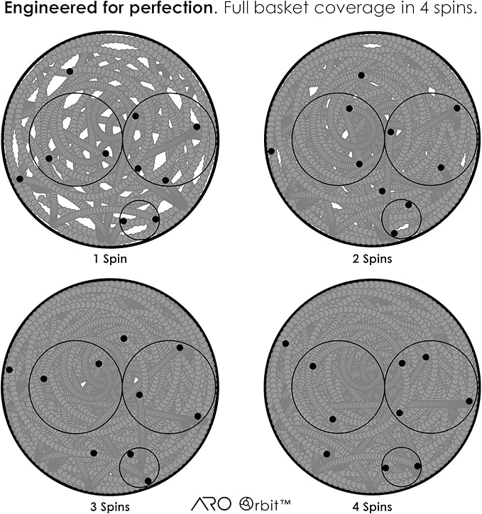 ARO Orbit PRO™ | Aluminum Spirographic WDT Tool | Mechanical Geared Spinning Distribution Tool for Home Baristas and Professional Cafés | Compatible with Breville 54mm Portafilters