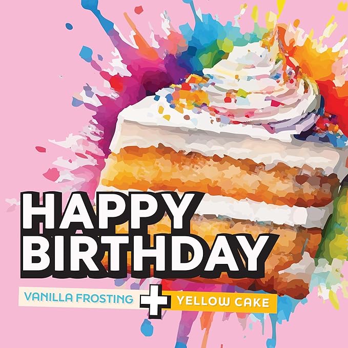 Java Factory Flavored Coffee Pods, Happy Birthday Cake Icing, Compatible with K Cup Brewers, 40 Count