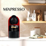 Load image into Gallery viewer, Mixpresso Red Espresso Coffee Machine – Compact 1400W Single Serve Coffee Maker Compatible with Nespresso OriginalLine Capsules, One-Touch Operation, 19-Bar Italian Pump, 27oz Water Tank