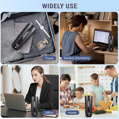 Travel Electric Kettle, Balabulala Portable Water Boiler with 6 Variable Presets,Small Electric Kettle with Keep Warm Temperature Controls & Boil Dry Protection, 17oz