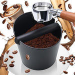 Load image into Gallery viewer, 6.3-Inch Large Espresso Knock Box - Shock-Absorbent Design with Removable Knock Bar &amp; Non-Slip Base - Durable Coffee Machine Accessories for Home, Office, Café Use