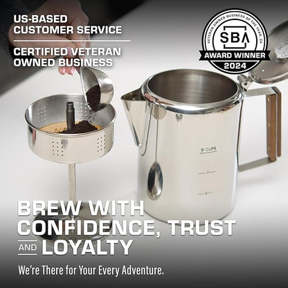 COLETTI Percolator Coffee Pot Filters – Camping Coffee Filter – Disc Coffee Filters For Percolators (Unbleach Paper, 3.3")