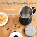 Load image into Gallery viewer, Arofeer® 1.7L(57oz) Large Electric Kettle Temperature Control, 7+Cups Electric Tea Kettle for Coffee&amp;Tea, 2 quarts Big Hot Water Kettle Electric with,1200W,Keep Warm-Black