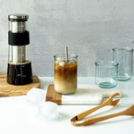 Load image into Gallery viewer, Cafe Crush Club Cold Brew Coffee Maker | Fire Toughened Borosilicate Glass | 304 Stainless Steel Infuser | 1000ml / 34 oz | Cold Brew Iced Coffee Pitcher