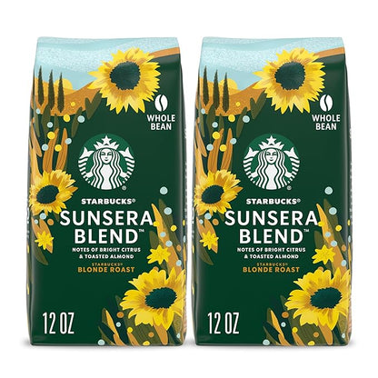 Starbucks Whole Bean Coffee, Sunsera Blend, 100% Arabica, 2 Bags, 24 Oz (1.5 lb) Total