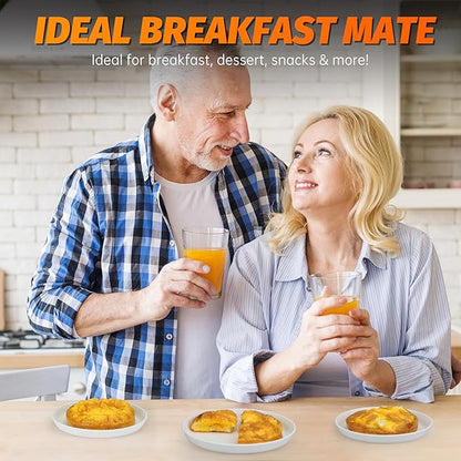 Omelette Maker Electric, Omelette Pan Nonstick, Dual Omelette Makers with 2 x 4.75” Round Grooves, Egg Bite Maker, Electric Double Egg Pan, Mini Pancake Maker, Breakfast Sandwich Maker, Black