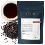 Load image into Gallery viewer, Rishi Tea Earl Grey Tea - Organic Loose Leaf Pure Black Tea with Bergamot Oil, Energizing &amp; Caffeinated - 4 Ounces, 12+ Servings