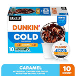 Load image into Gallery viewer, Dunkin' Cold Caramel Flavored Coffee, 10 Keurig K-Cup Pods